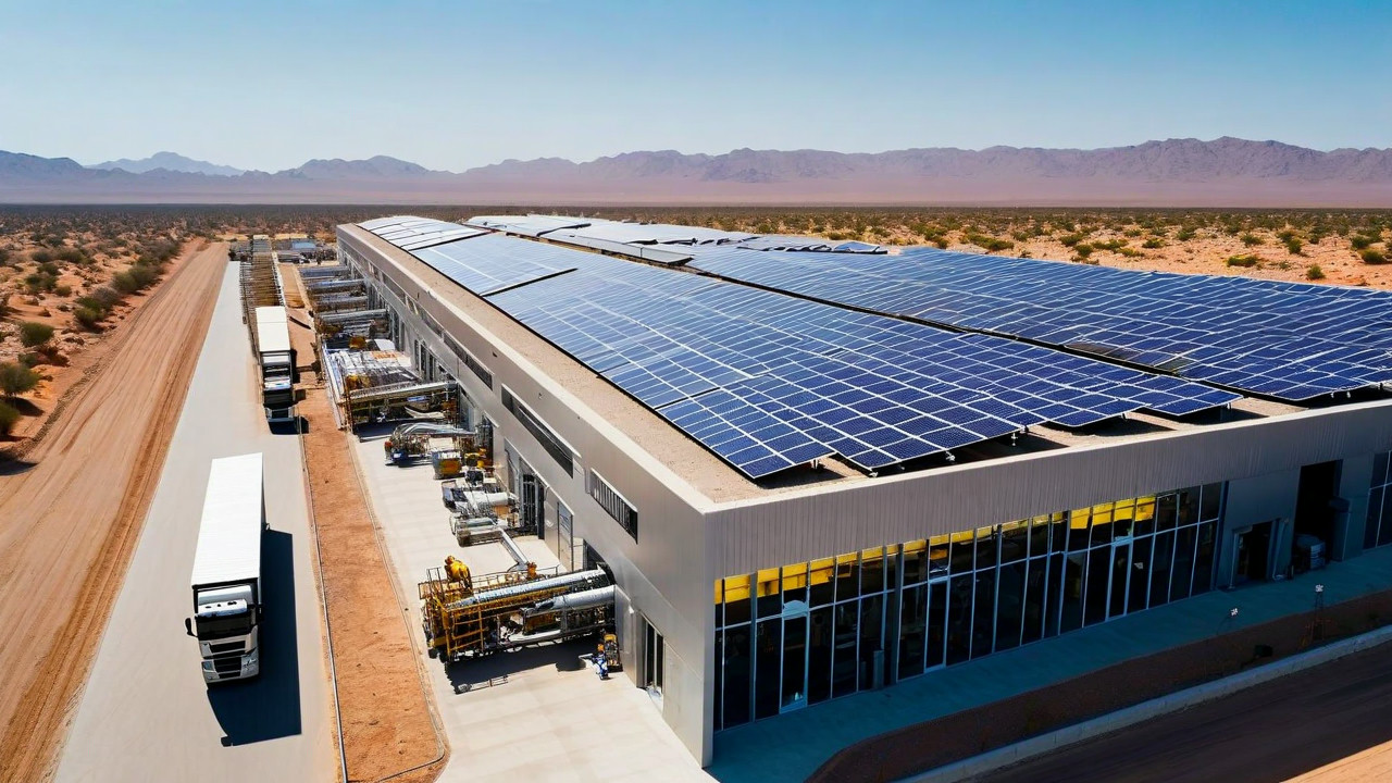 facility powered by renewable energy systems